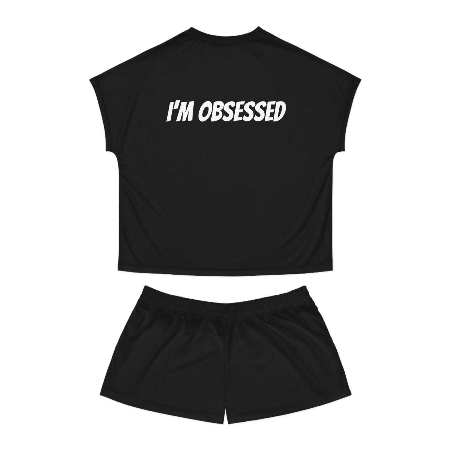 "Obsessed with My Man" Women's Short Pajama Set