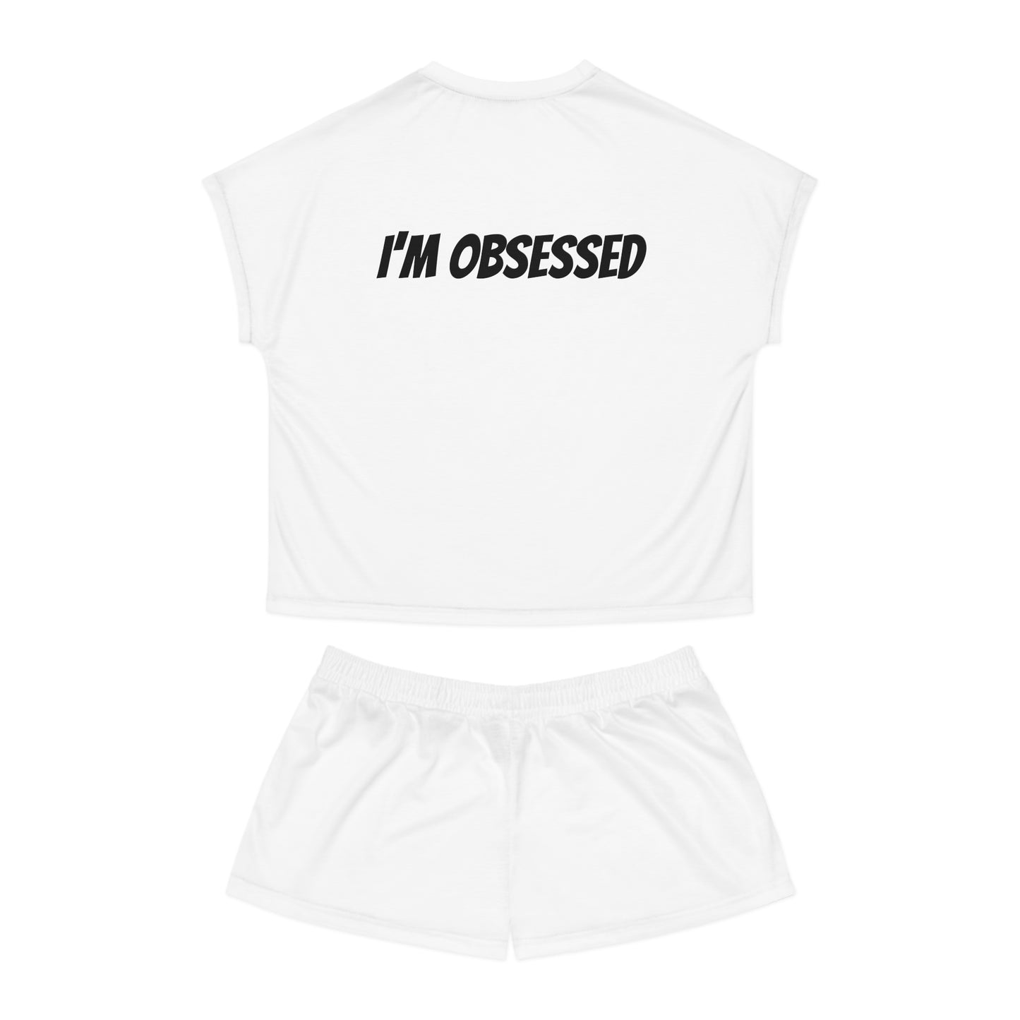 "Obsessed with My Man" Women's Short Pajama Set